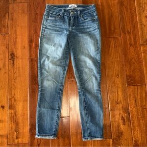 Paige Women's Jeans Size 25 Verdugo Ankle Dark Wash Low Rise Palmo